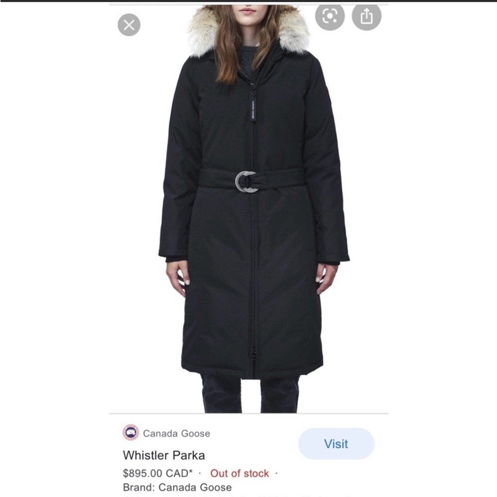 Canada Goose snow jacket. Canada Goose winter coat. Sz S Canada Goose Parka